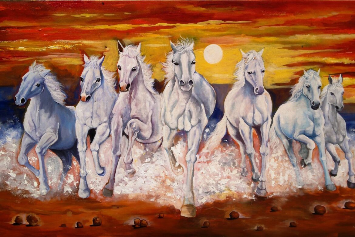 What is the importance of Vastu picture of 7 white horses know here